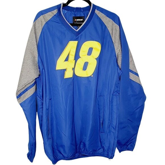 NEW Nascar Mens Jimmie Johnson G-III Carl Banks V Neck Pullover Shirt Medium - Picture 9 of 9